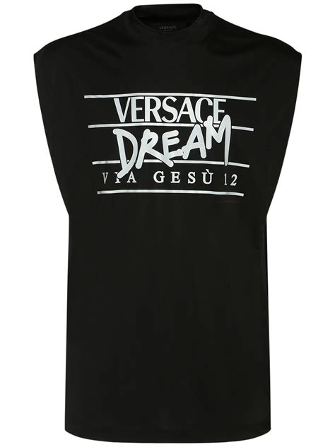 black versace leather tank top mens|Versace bustier.